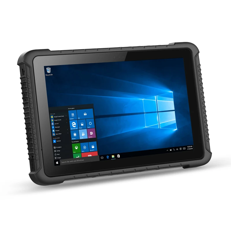 

10.1" Windows Computer 4GB RAM 128GB IP65 Industrial Rugged Windows 10 Tablet PC Intel Z8350 HDMI 4G LTE WiFi RS232 2D Scanner