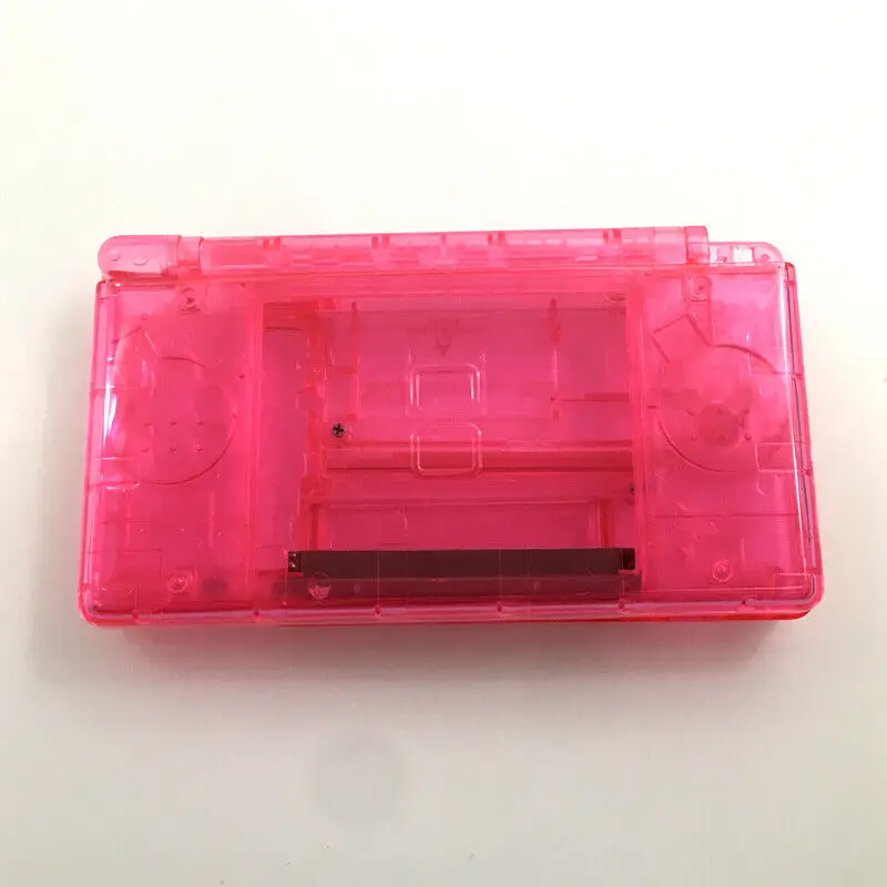 Nieuwe NDSL helder roze volledige behuizing Shell Case Cover Kits voor Nintendo DS Lite NDSL Shell