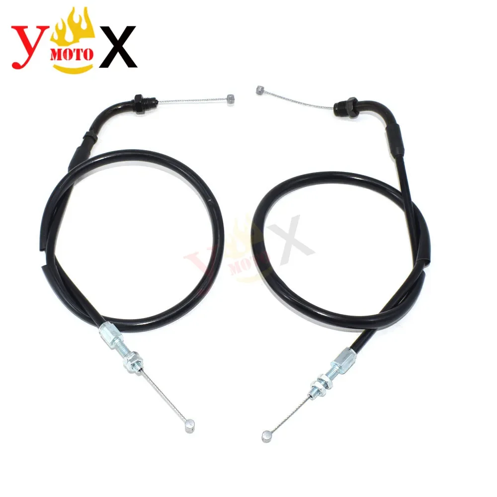 CBR 600 01-07 Motorcycle Accelerator Push/Pull Throttle Cable Wire Line For Honda CBR600 F4i 2001-2007 2002 2003 2004 2005 2006