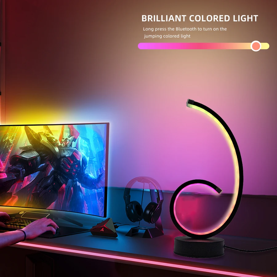 Modern desk lamp creative digital \