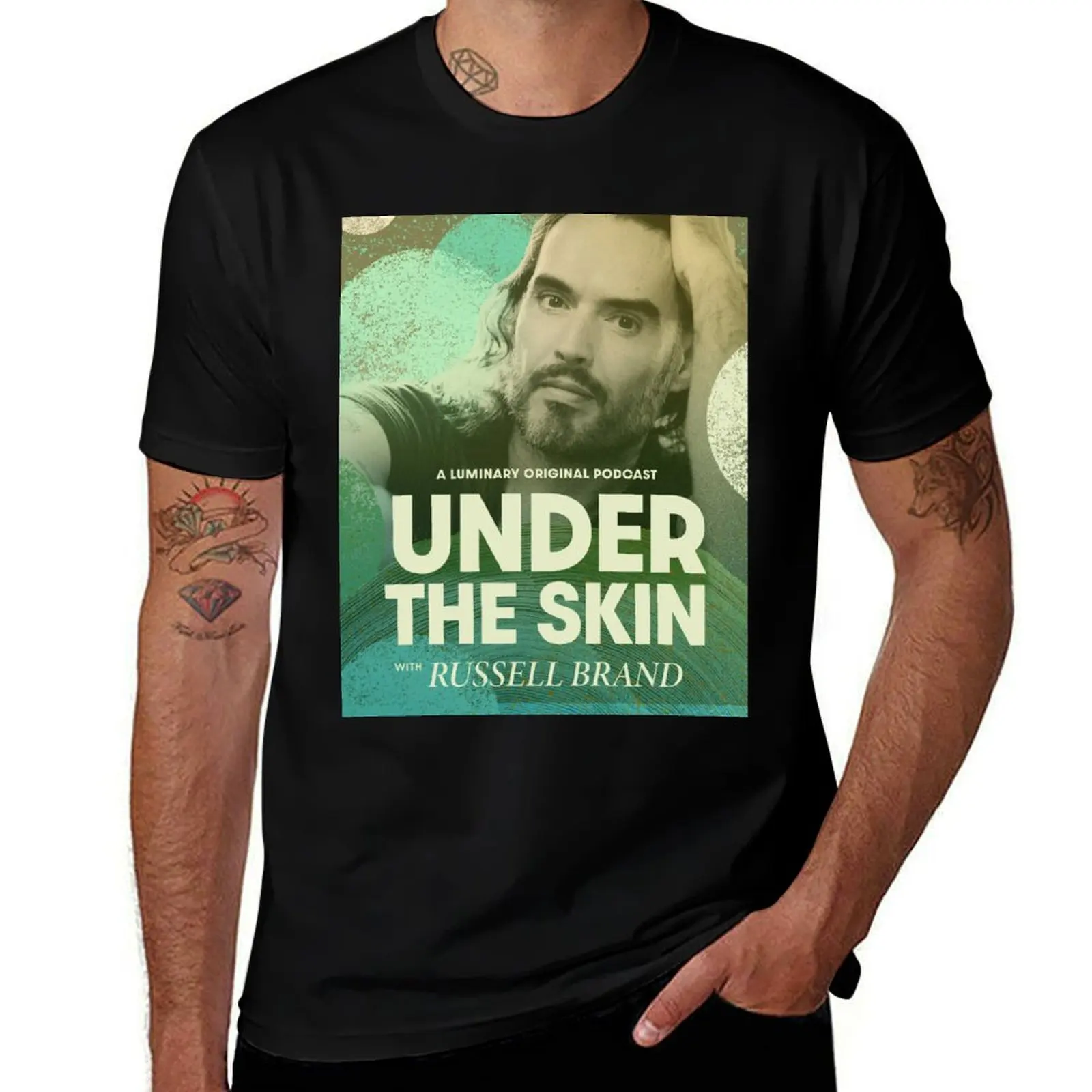Under The Skin (with Russell Brand) T-Shirt Work Utility Casual Tee Shirt T-Shirt