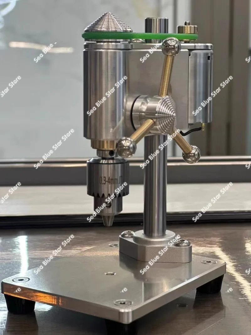 mini table drill, miniature precision high-speed, exquisite ornaments, handicrafts, clock punching mechanics, male hobby