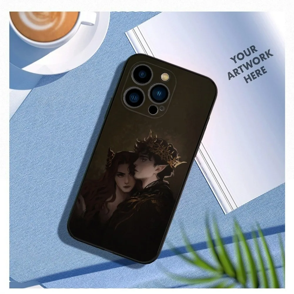 The Cruel Prince Jude Cardan Phone Case For iPhone15,14,13,12 Mini 11 Pro XR,X,XS,MAX 7,8 Plus Silicone Cover Soft Black