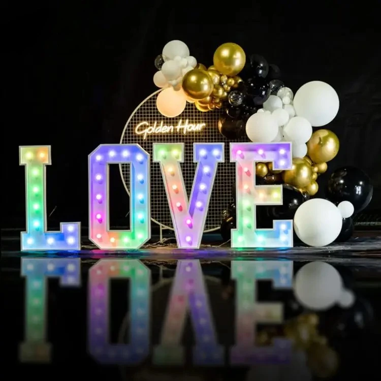 Professional LED Marquee Letters Light up Alphabet Sign for Weddings Parties Events Personalized Large Custom Letters Decoration