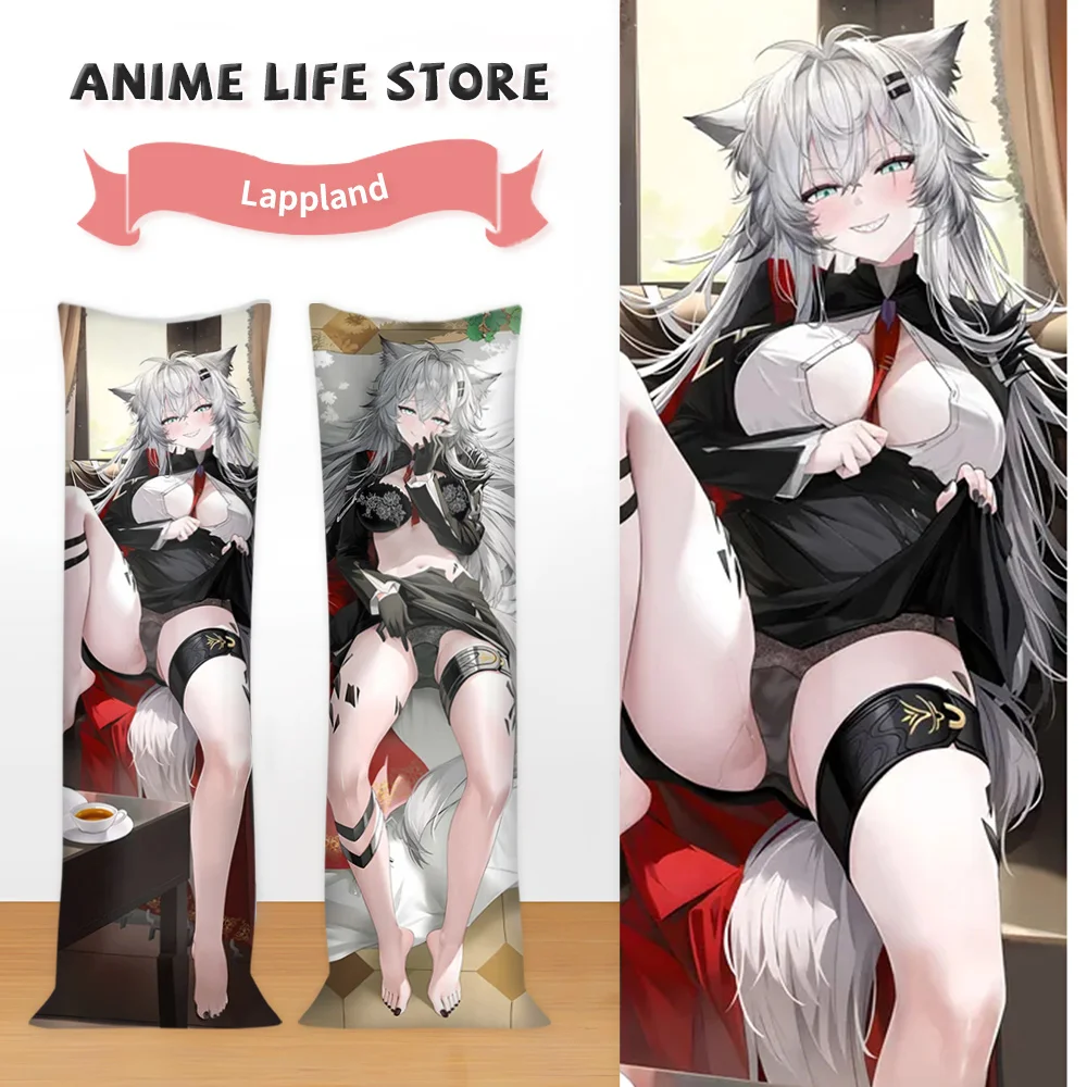

Чехол в стиле аниме Lappland Body Dakimakura, обнимающий чехол для всего тела, двухсторонний принт, наволочка, украшение, чехлы для подушек отаку 50x150