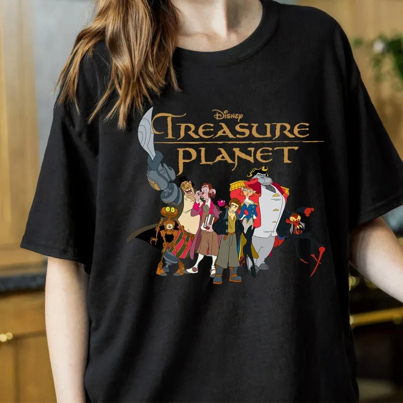 

Disney Star Silver Island Logo and Character T-Shirts Men's and Women's Adults Children's T-Shirts Cotton fashion streetwear