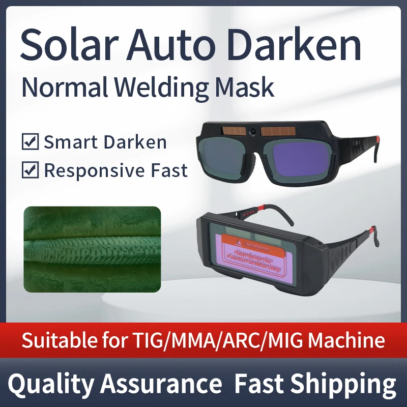 Solar Auto Darkening True Color Welding Filter for Welding Helmet/True Color Wedling Mask Eyes Goggle/Welder Glasses