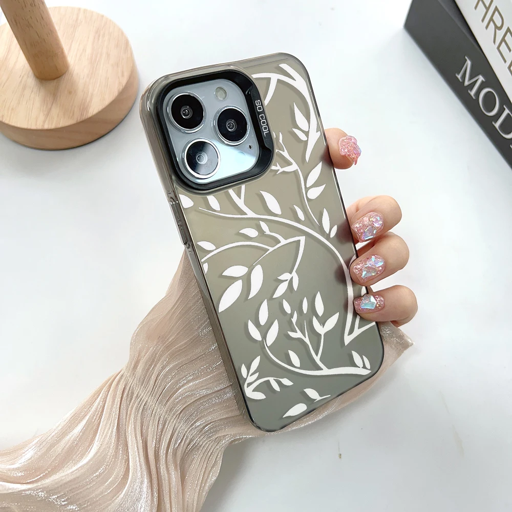 

White texture Phone Case phone box for iPhone 16 Pro 15 Pro 14 13 12 11 XS 14 PRO MAX 16 plus 14Pro 12pro Soft Shell