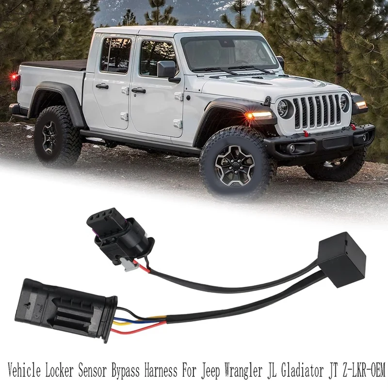 Vehicle Locker Sensor Bypass Harness For Jeep Wrangler JL Gladiator JT Z-LKR-OEM