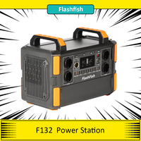 Flashfish F132 1000W Portable Power Station, 1041.6Wh/327600mAh LiFePo4 Battery Solar Generator, 230V AC Outlet, 19 Outputs, LED