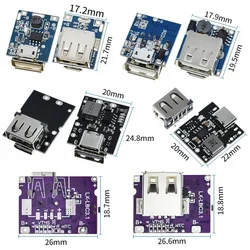 Type-C /Micro USB 5V 1A 2A 3.1A Boost Converter Step-Up Power Module Mobile Power Bank Accessories With Protection