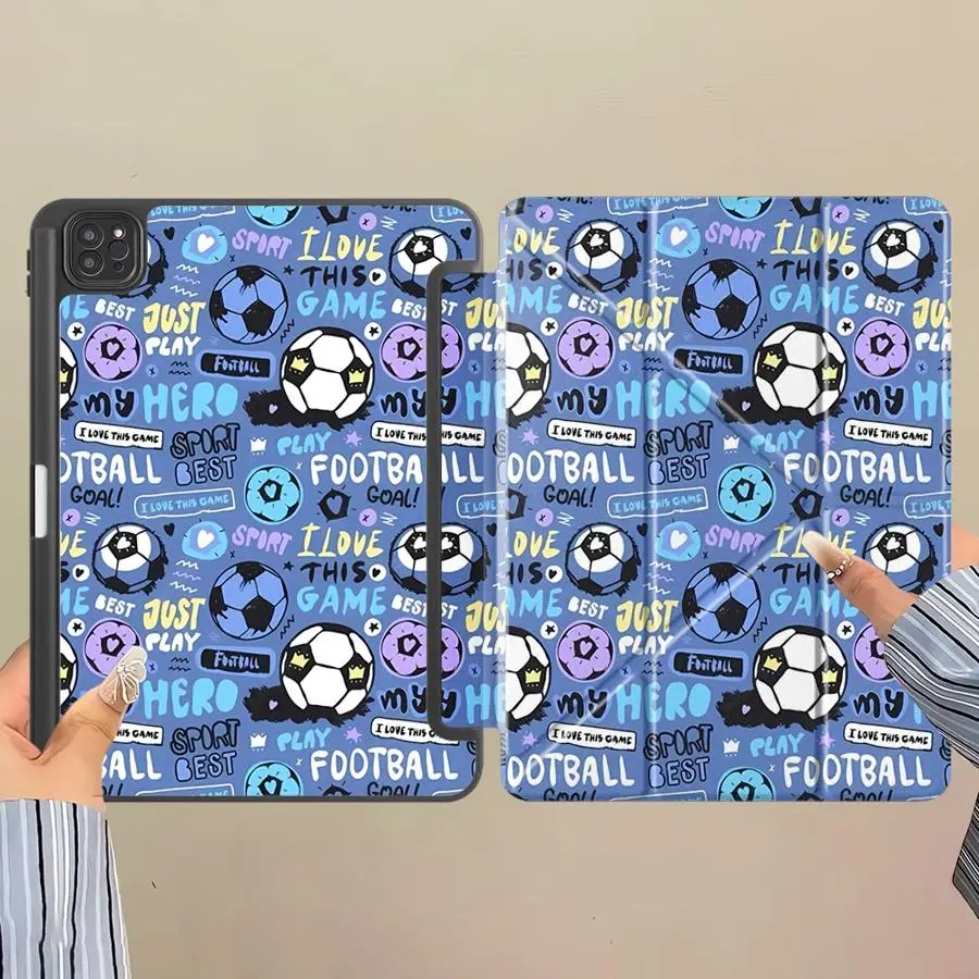 Tablet Case For iPad Pro 2025 Pro 11th 10th 9th 8th 7th 12.9inch Mini 6 7 Air 4 5 M3 M2 1 2 M4 11inch Holder Cover Colorful