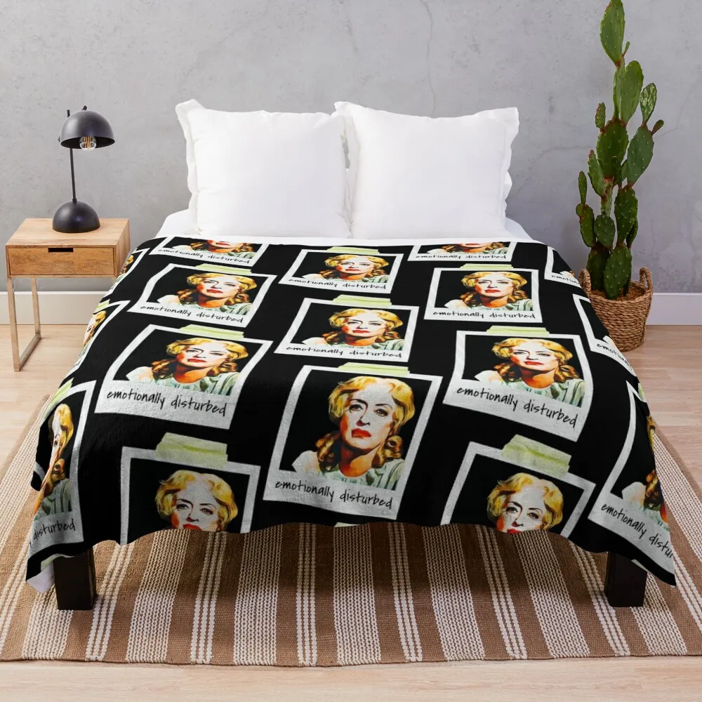 Baby-Jane Hudson - Bette Davis Emottionnally Disturbed Throw Blanket Sleeping Bag Travel Blankets