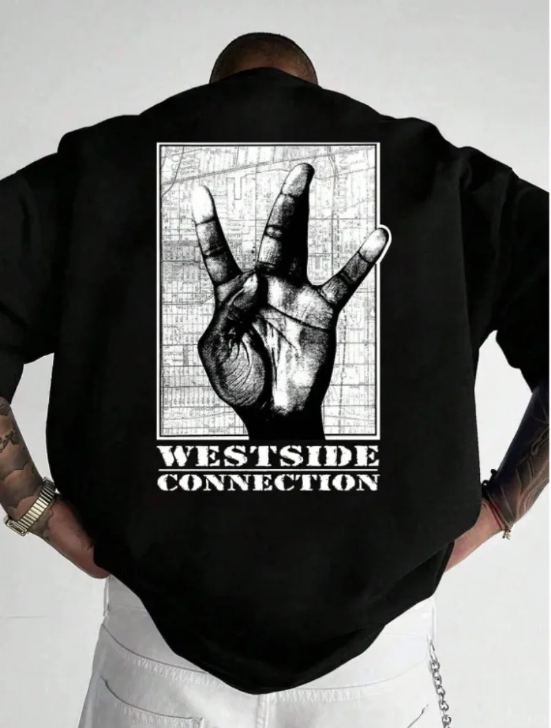 2025 الصيف الرجال القرش طباعة خفيفة الوزن تي شيرت رجل قصير الأكمام حجم كبير تي شيرت Vintage جيرسي تيز الرجال الملابس الرياضية