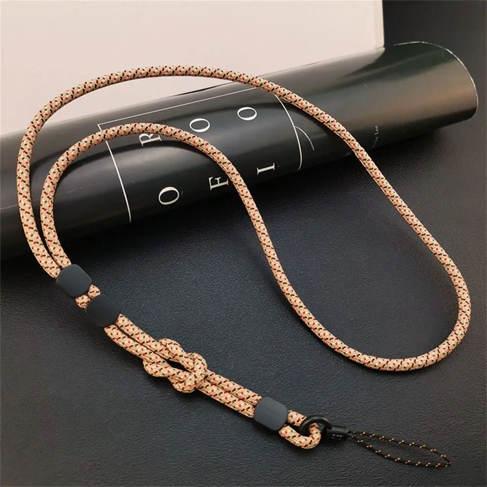 

Adjustable Mobile Phone Lanyard Long Neck Dual-use Phone Hanging Chain Pendant Hand-woven Cellphone Straps Wrist Straps