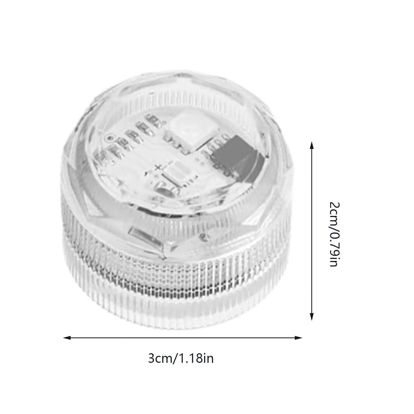  Mini Submersible LED Lights 13 Colors & 4 Modes Design Reusable LED Light with Remote Control