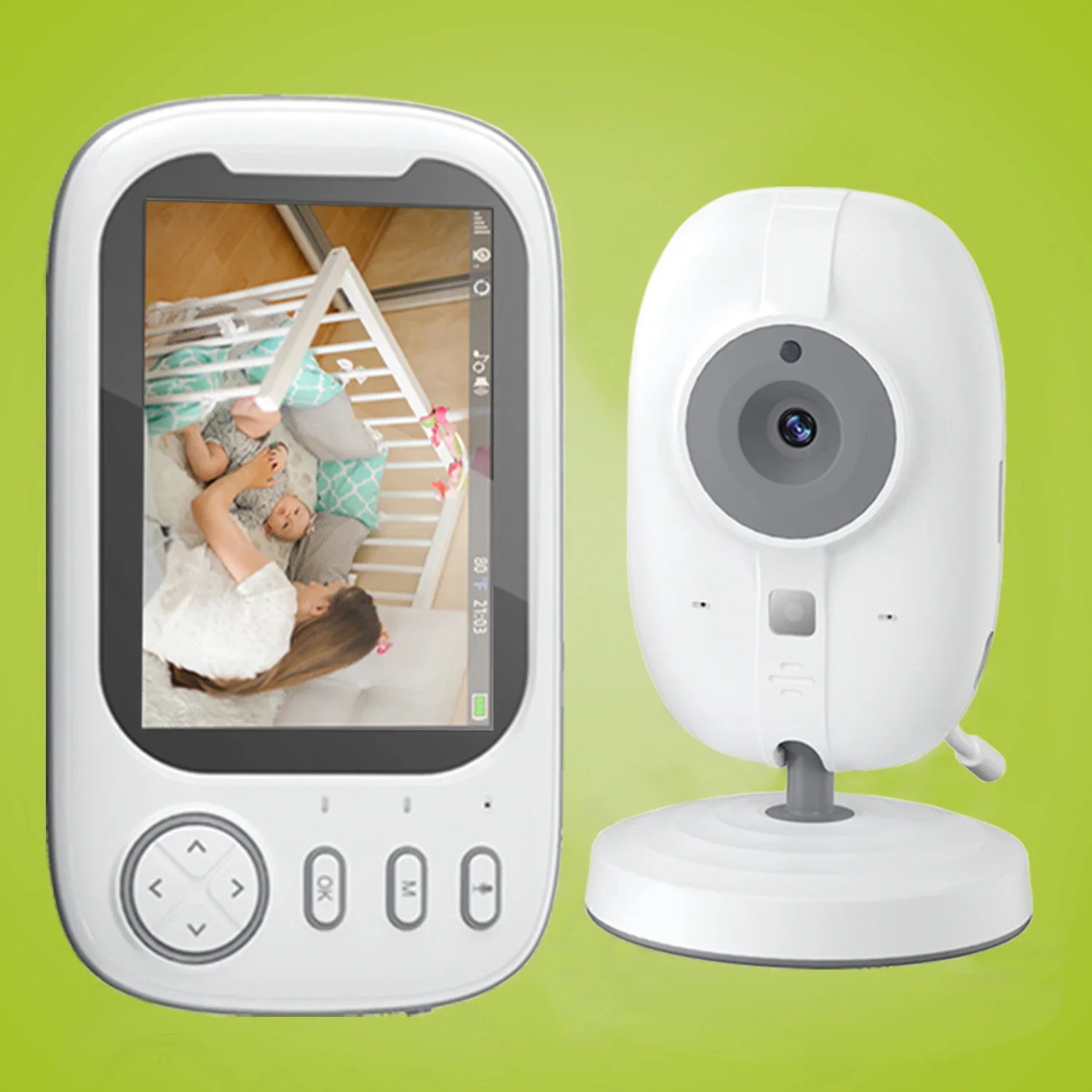 

3.5 inch Video Baby Monitor with Camera Wireless Protection Smart Nanny Cam Temperature Electronic Babyphone Cry Babies Feeding