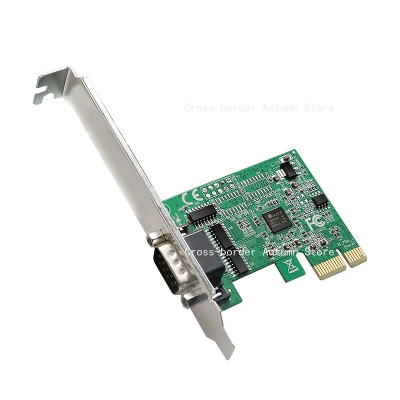 PCIE to DB9 COM Port Expansion Card 2 Ports 9 Pin Serial Port Adapter Card for Desktop