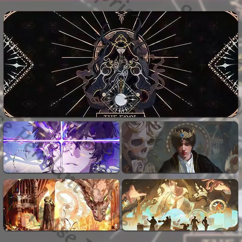 

Коврик для мыши в стиле аниме «Властелин тайн», очень большой игровой коврик для клавиатуры, квадратный элемент высокого уровня внешнего вида
