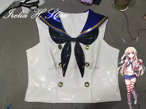 Irelia H Store Shimakaze from Azur Lane Shimakaze Cosplay Costume women sailor suit jk skirt custom size made