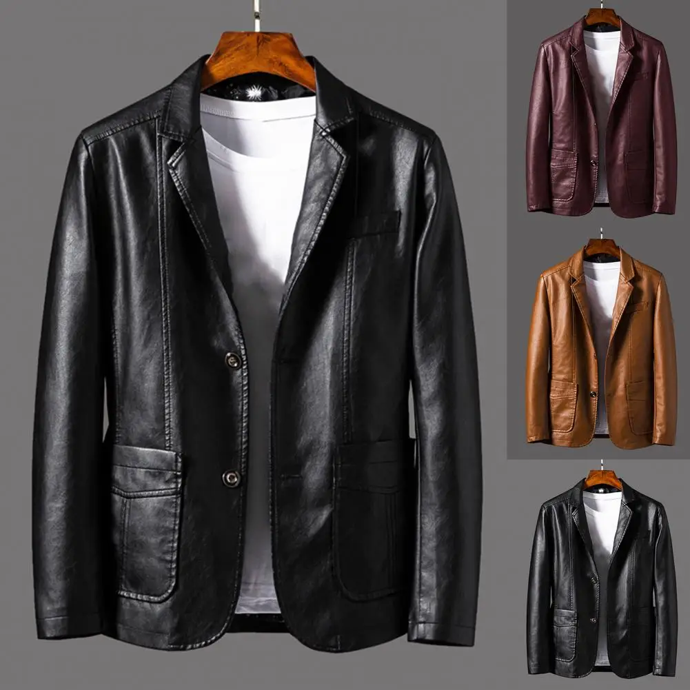 

Fabulous Suit Coat Polished Cardigan Men Jacket Formal Cardigan Coat for Meeting