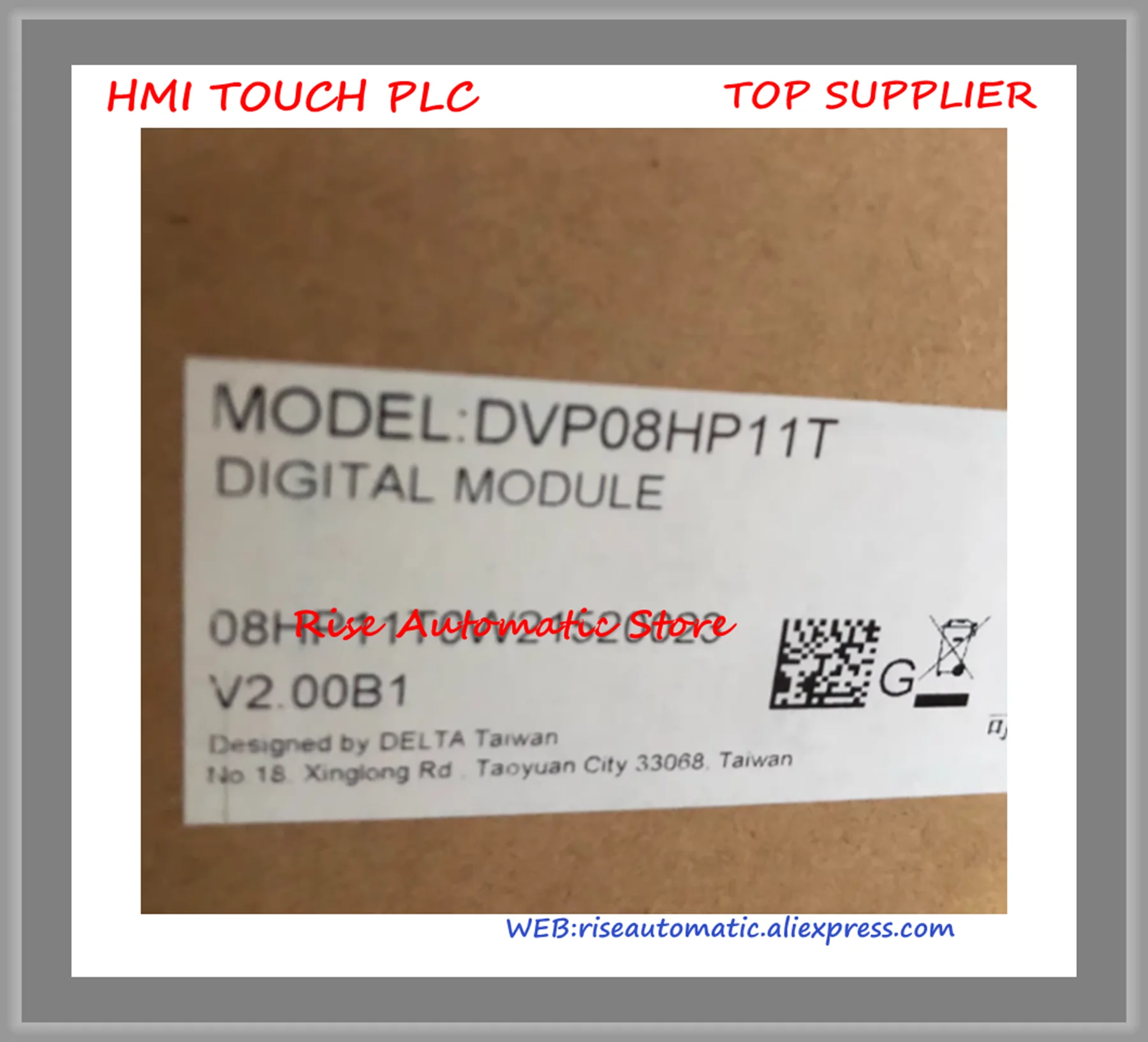 DVP08HP11T New Original PLC Digital Module EH2 Series 24VDC 4DI 4DO Transistor Output