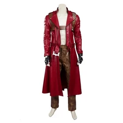 Dante Cosplay Costume Men's DMC Costume Deluxe Outfit Adult Halloween Cosplay Costume Jacket COSPLAYONSEN