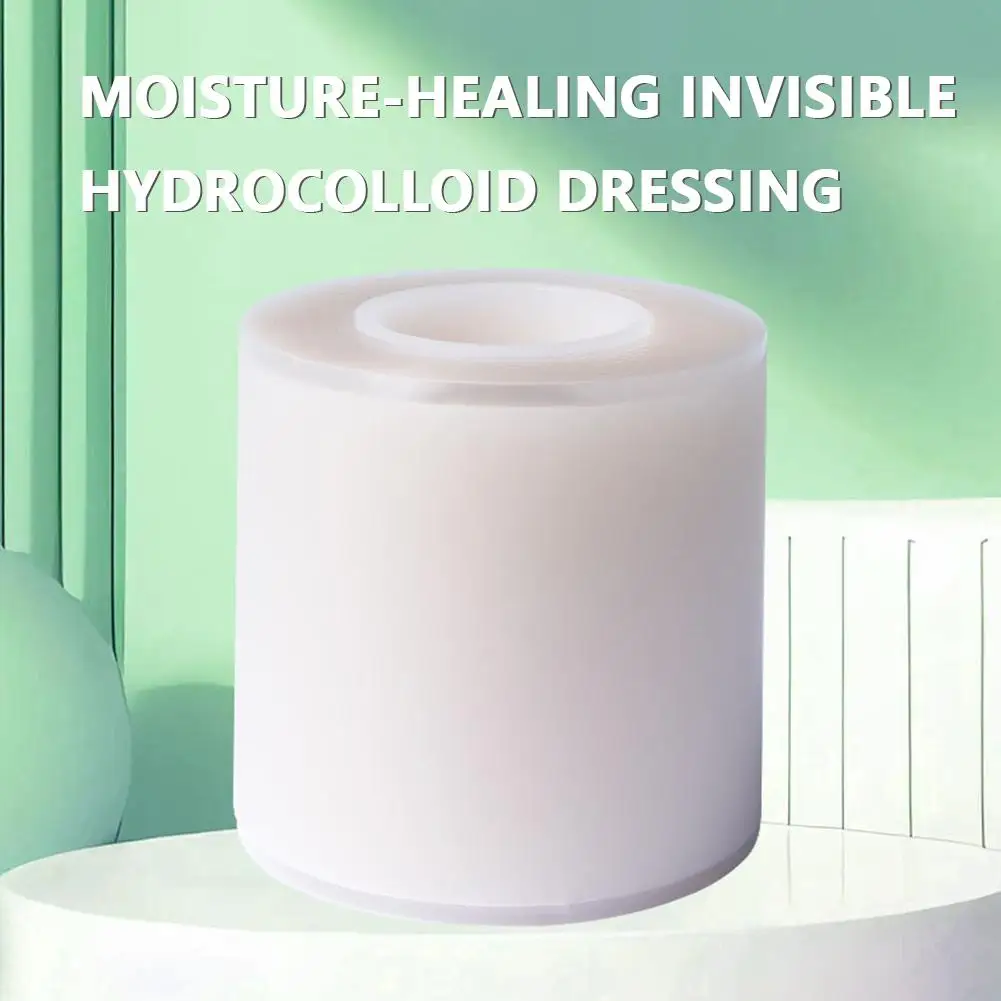 Pansements hydrocolloïdes pour pansement, 1/2 rouleau, pour un soin efficace des plaies, doux, imperméable, auto-adhésif, bande de couverture Invisible pour cicatrices