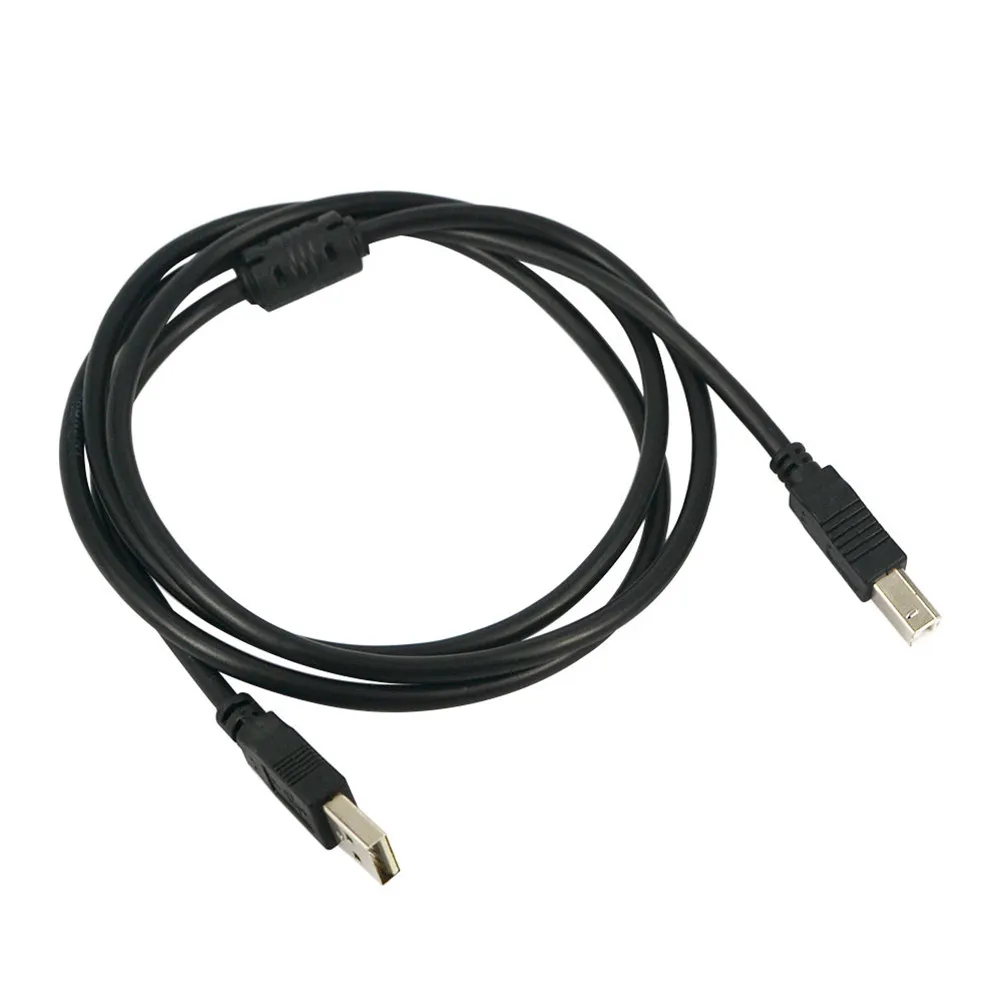 

1.5m USB 2.0 Printer Scanner Cable Black Data Sync Cord Type A to Type B Male Devices