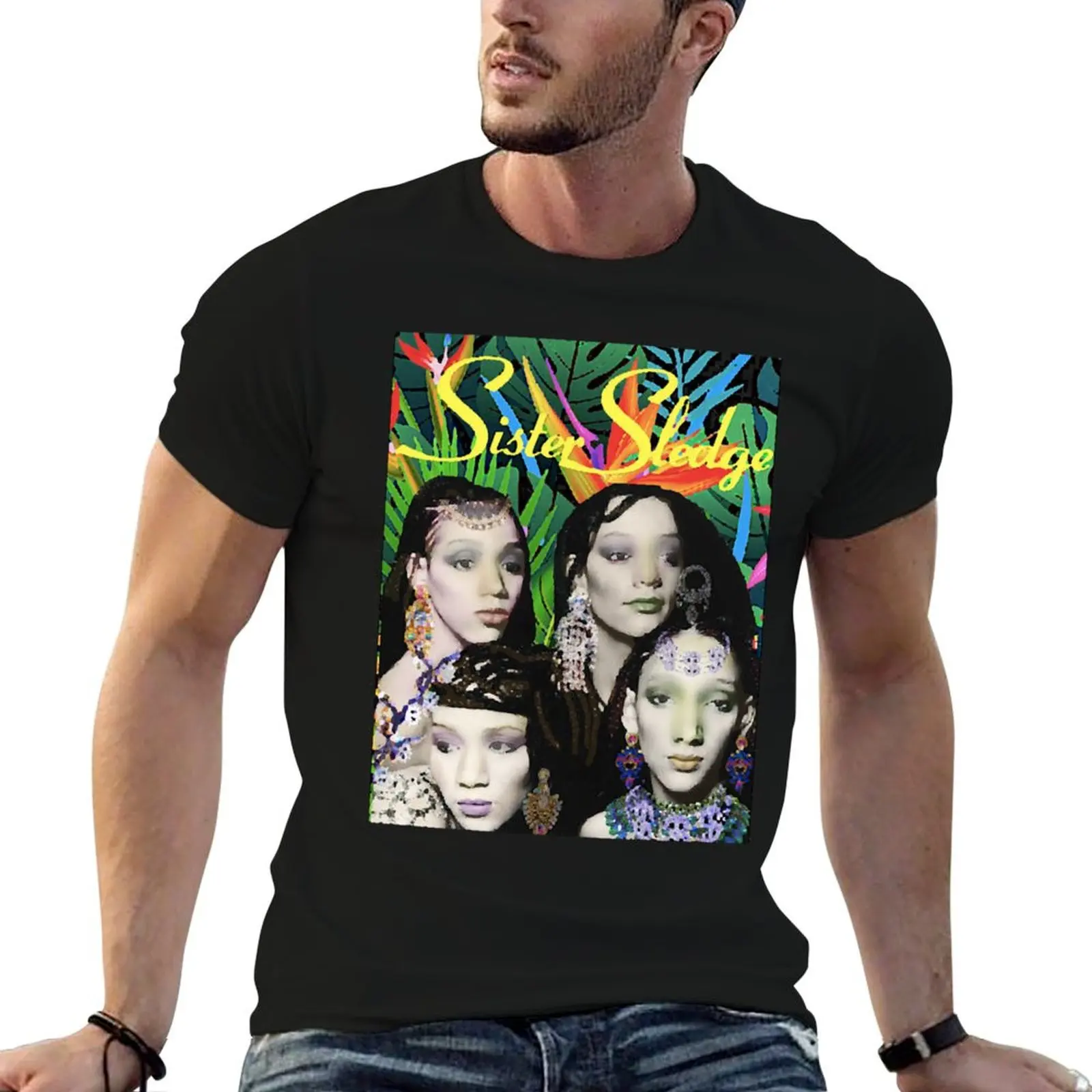 SISTER SLEDGE T-Shirt summer clothes boys whites black t shirts for men