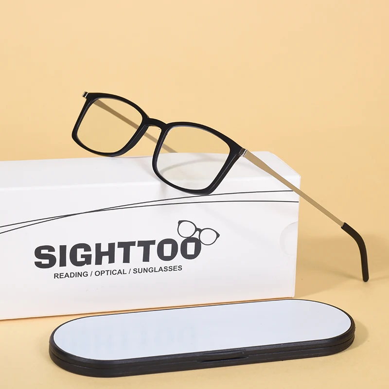 Anti-Blau-Lesebrille für Herren, magnetisches Gehäuse, modisch, 2025, Metallrahmen, hohe Qualität, für kleines Gesicht, praktische dünne Brillen + 2 – Detail 8