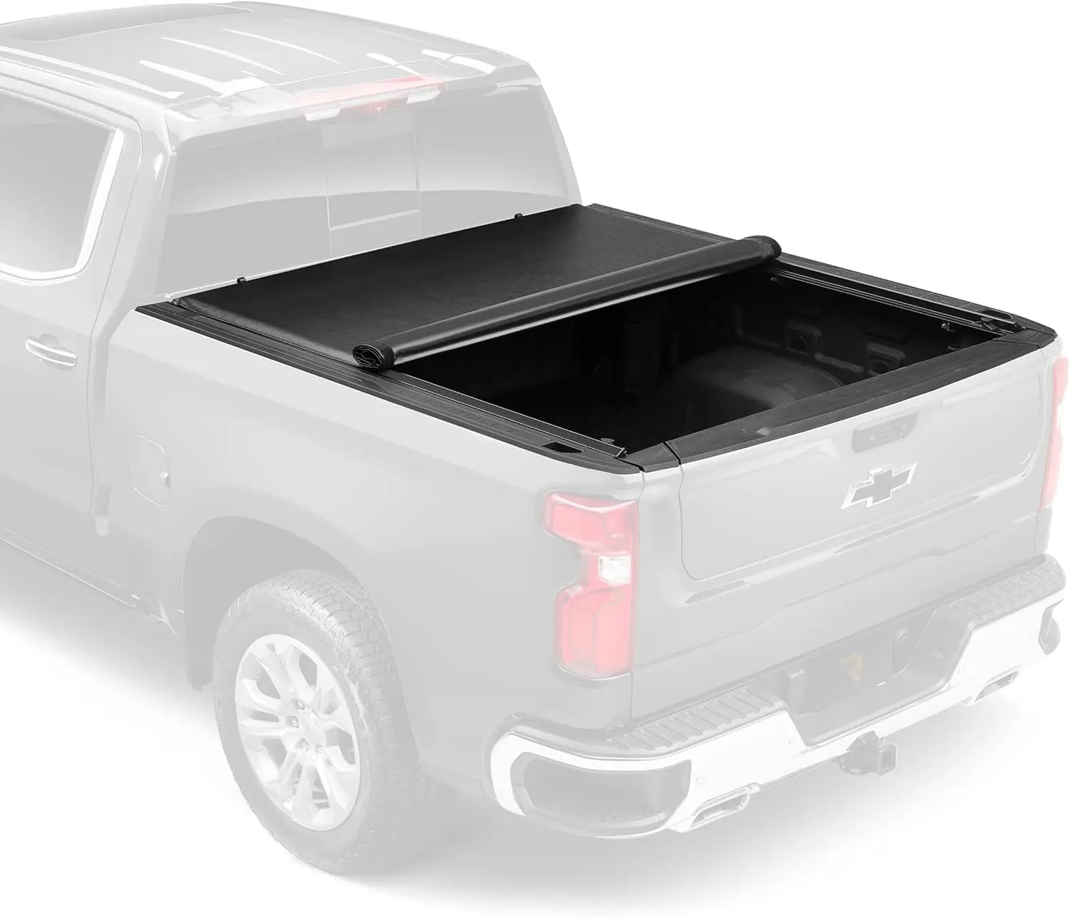 Roll-Up Truck Bed Tonneau Cover Compatible with 2015-2020 F-150 Including Raptor, 5'7