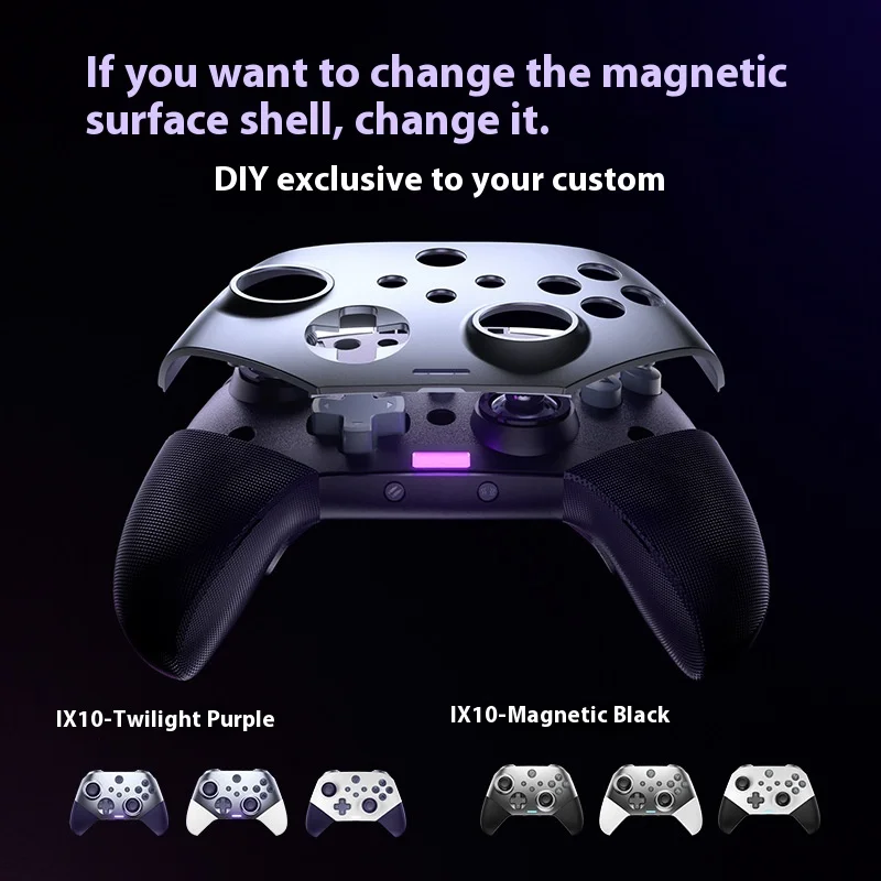 New Easysmx Mechanical Master X10 Full Hall Elite Gaming Controller Magnetic Face Shell Can Be Replaced If You Want