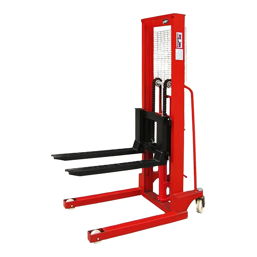 

3 Ton Manual Hydraulic Stack Crane 1.6 m Lifting Height Forklift for Warehouse and Logistics Industry