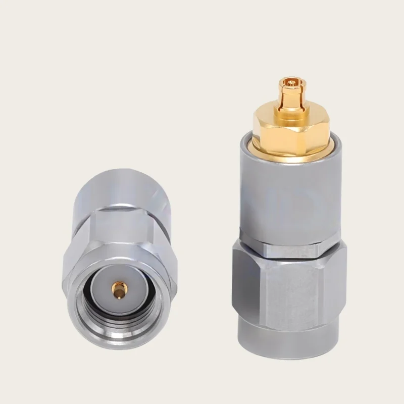 1pcs Stainless steel test adapter SMA Male to SSMP Male Female millimeter wave test connector 18G