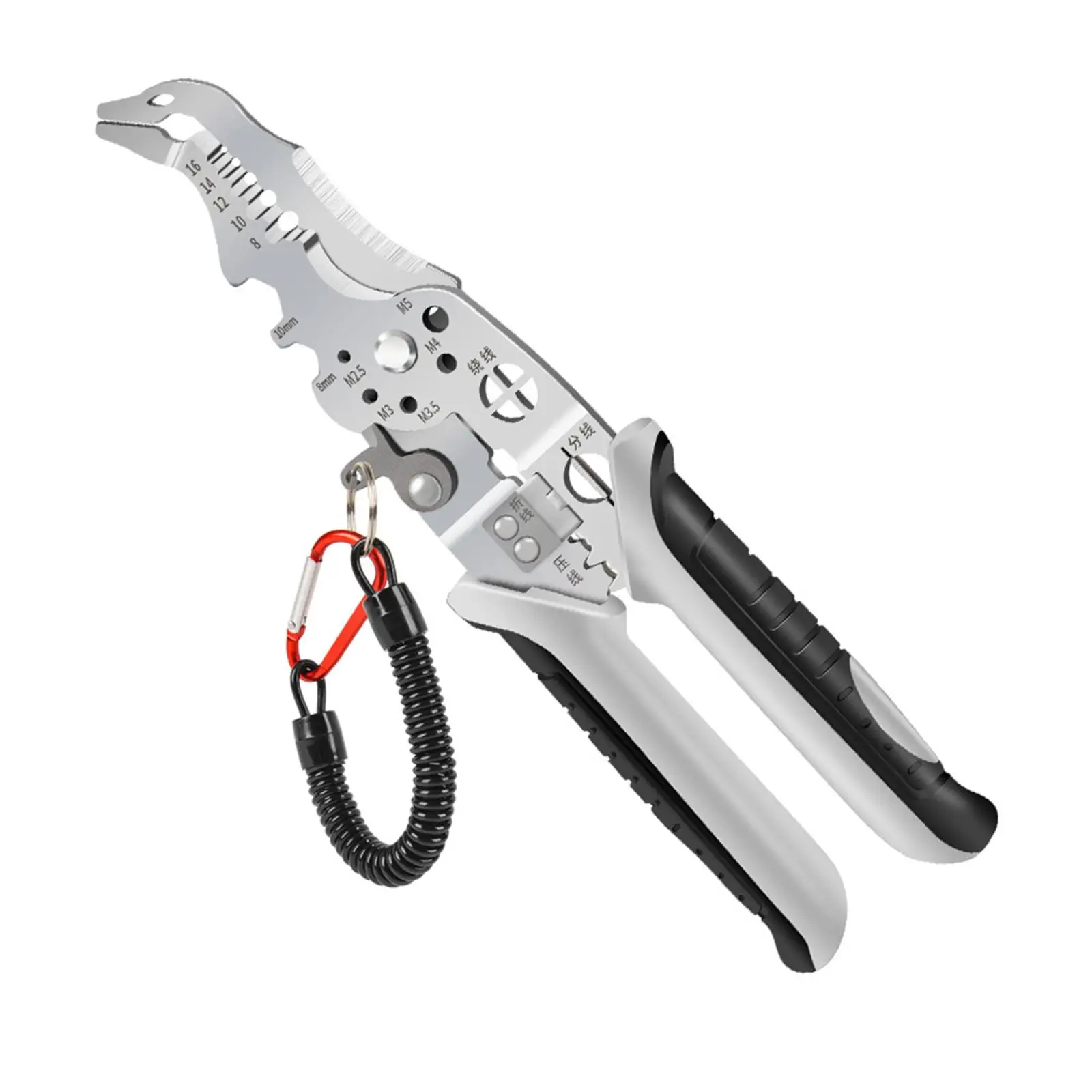 Wire Stripper Professional Wire Cutter Stripper for Cutting Winding Pressing