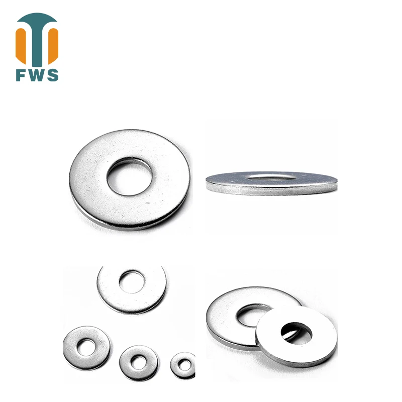 304 stainless steel DIN9021 flat gasket metal gasket increase thickening M3M4M5M6M8M10M12M14M16M20M24