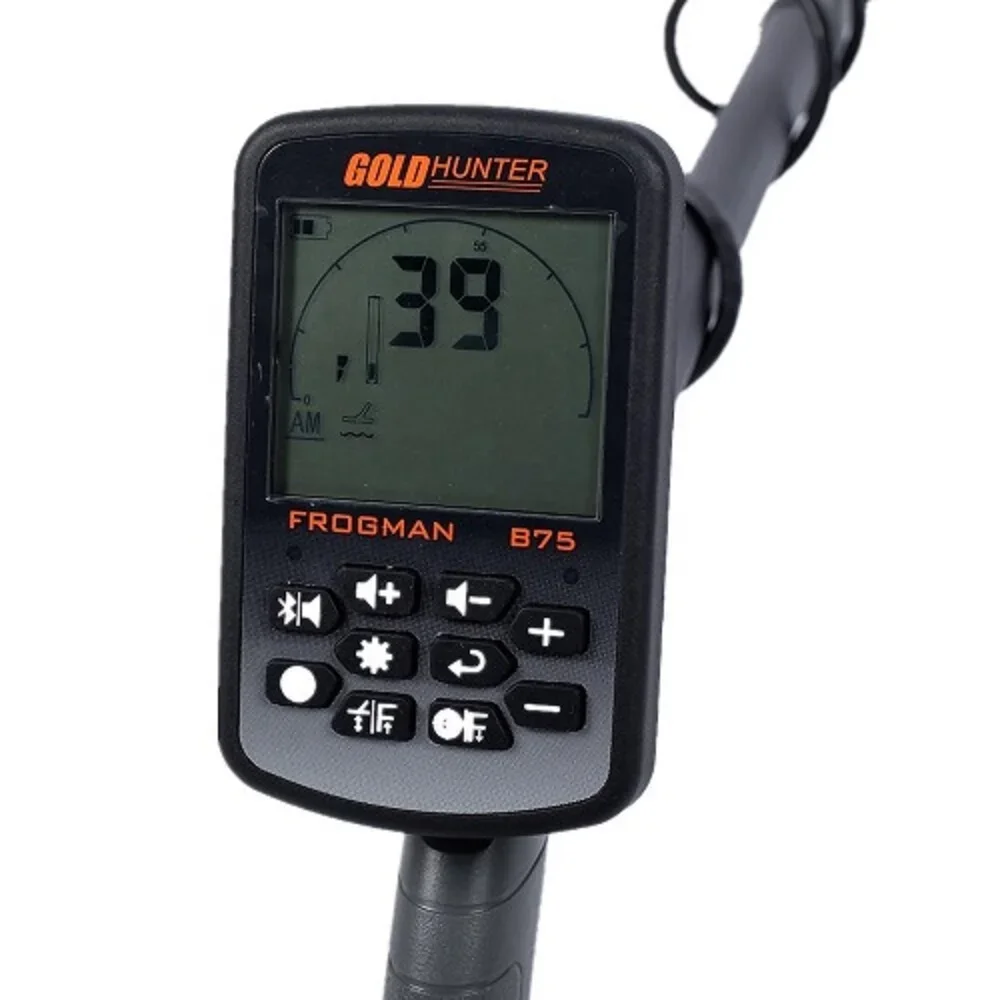 Rechargeable B75 Gold Hunter Fully Waterproof Underground Search Gold Metal Detector