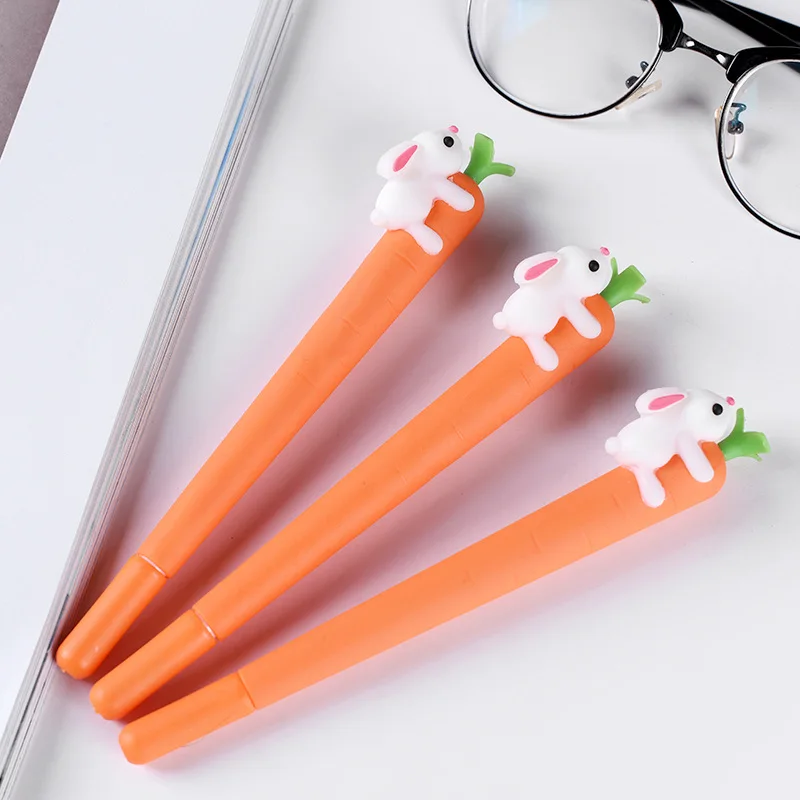 

36PCS direct-selling rabbit modeling creative neutral pen cartoon ink pen can be customized in stock