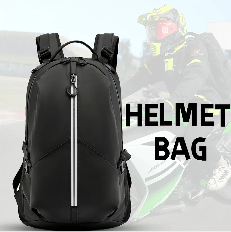 

Motorcycle Helmet Bag Full-face Helmet Rider Bag Large-capacity Waterproof Motorcycle Travel Equipment Riding Shoulder Backpack