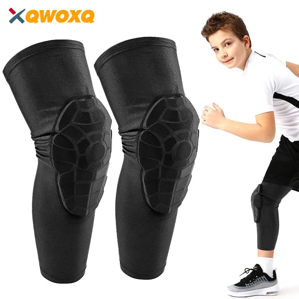 

Children Volleyball Knee Pads - Boys & Girls Compression Protective Knee Brace Support for Running Football Basketball Baseball