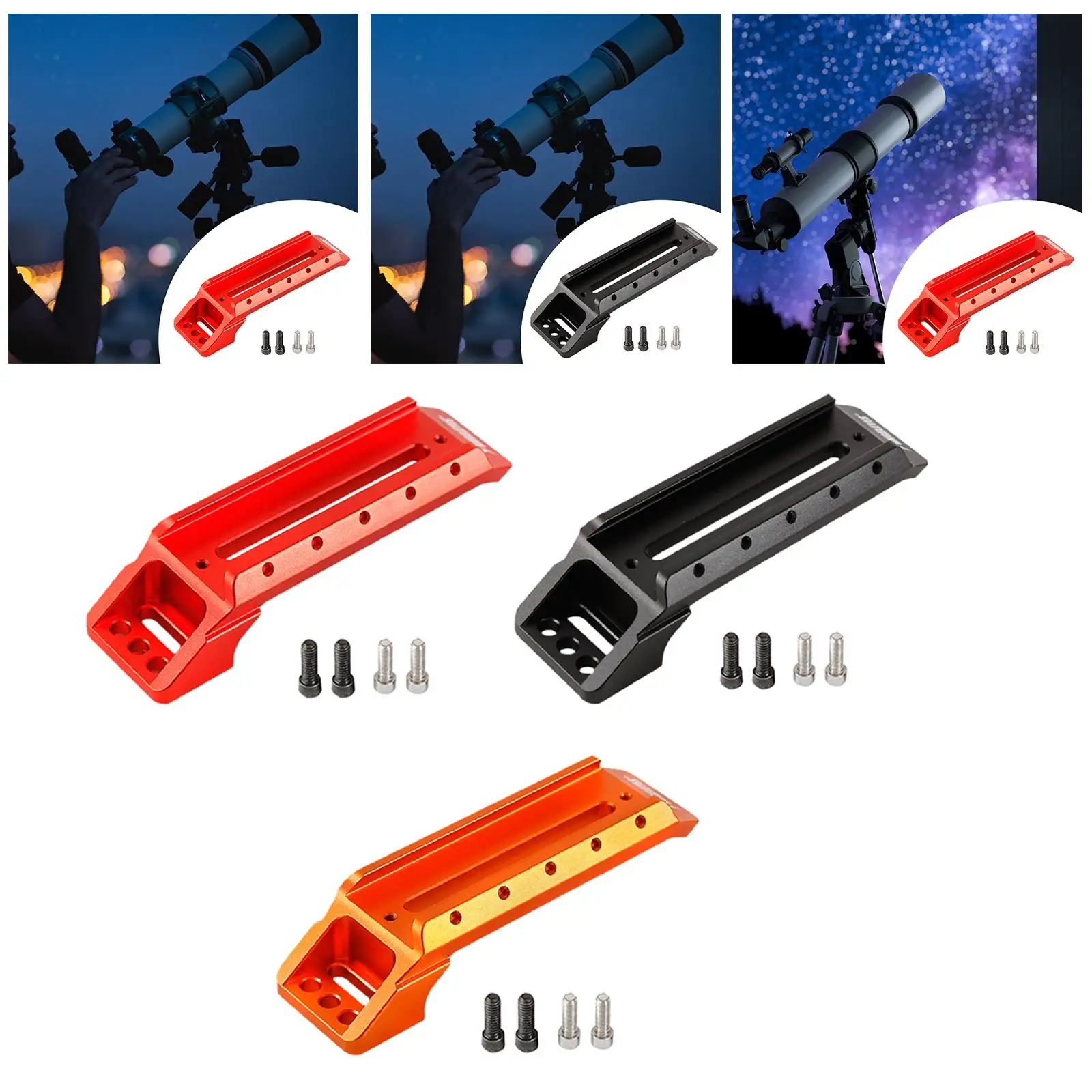 Picture 6: Astronomical Telescope Handle Bar Mount Bracket Accessory Professional Simple