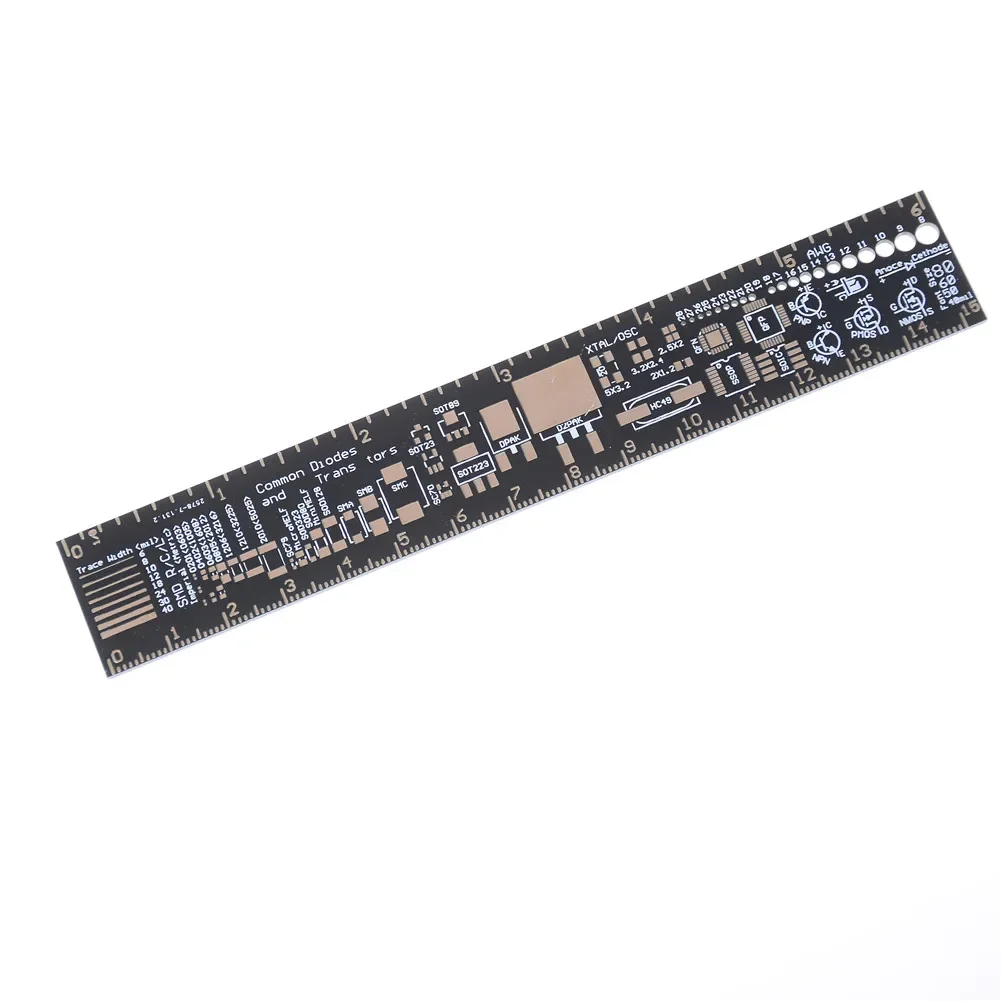 15cm Multifunctional PCB Ruler Measuring Tool Resistor Capacitor Chip IC SMD