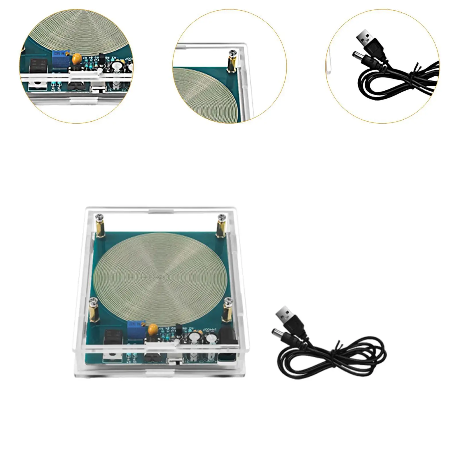 Schumann Wave Generator Portable Easy to Use Office Home Use Audio Resonator