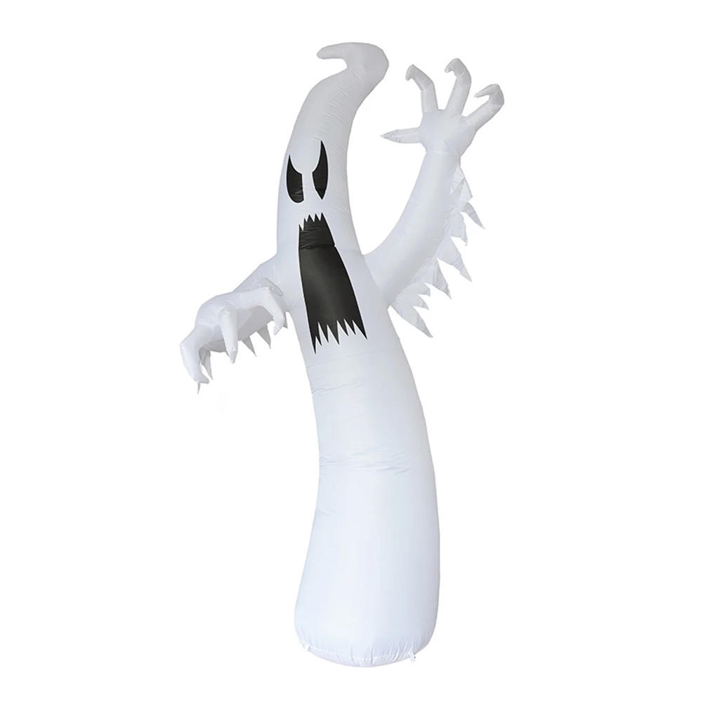 

Halloween Inflatable Spooky Ghost Tall 12Ft Glowing White Ghost with LED Lights Festival Atmosphere Outdoor Party Decor for Yard