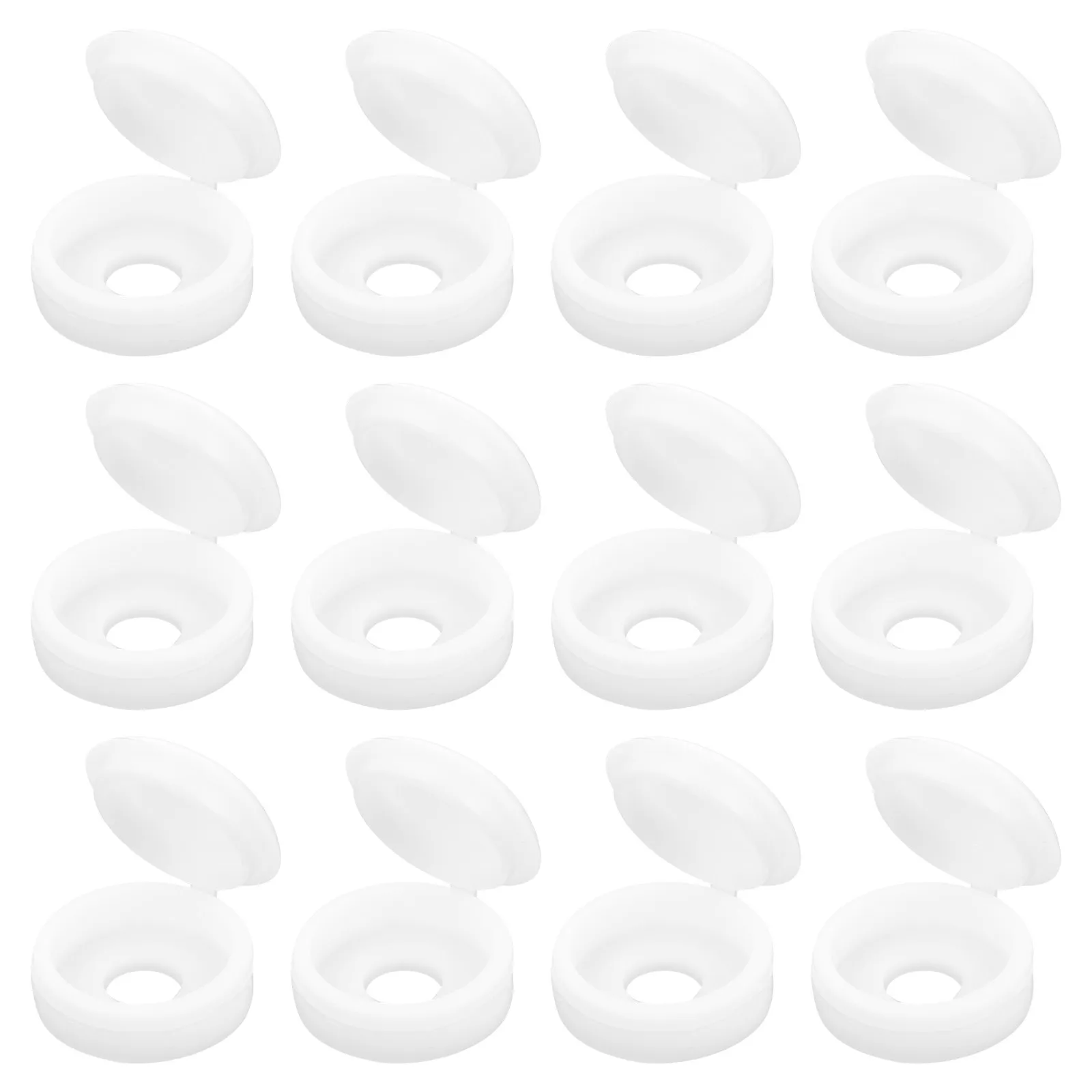 200Pcs Plastic Screw Snap Covers Self-Tapping Screw Cap Rust Protection Decorative Cover for Cars Boats Homes Offices Schools