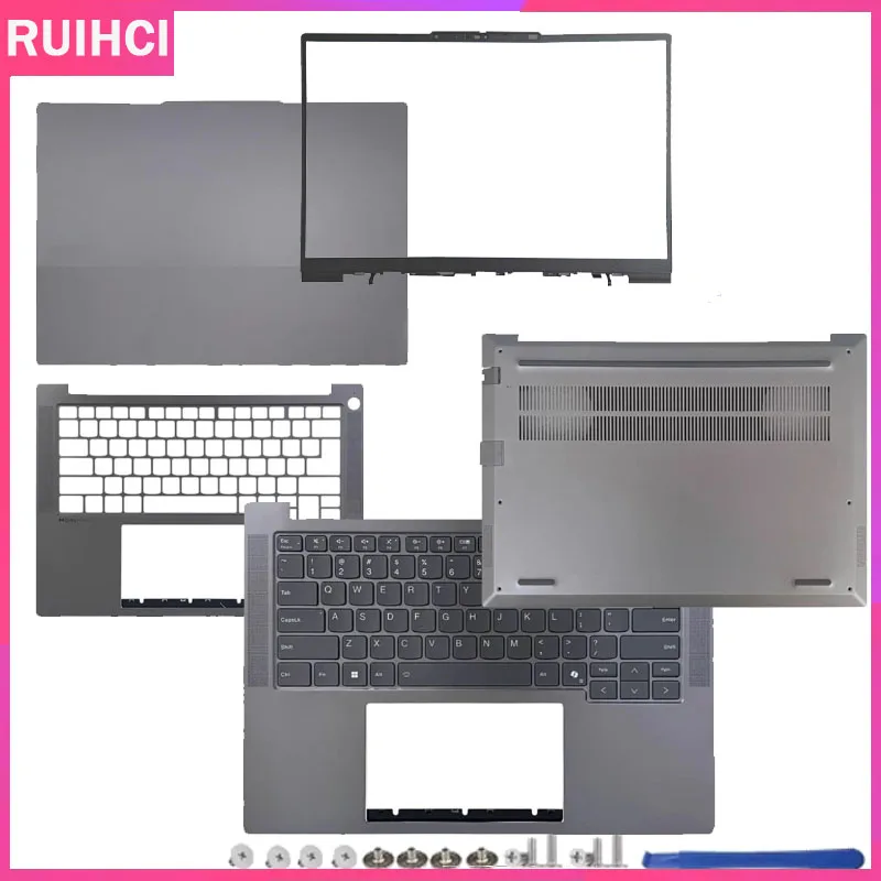 

NEW Replace Laptop Case For ThinkBook 14 G6+ G7+ AHP IMH LCD Back Cover Front Bezel Palmrest Bottom Case