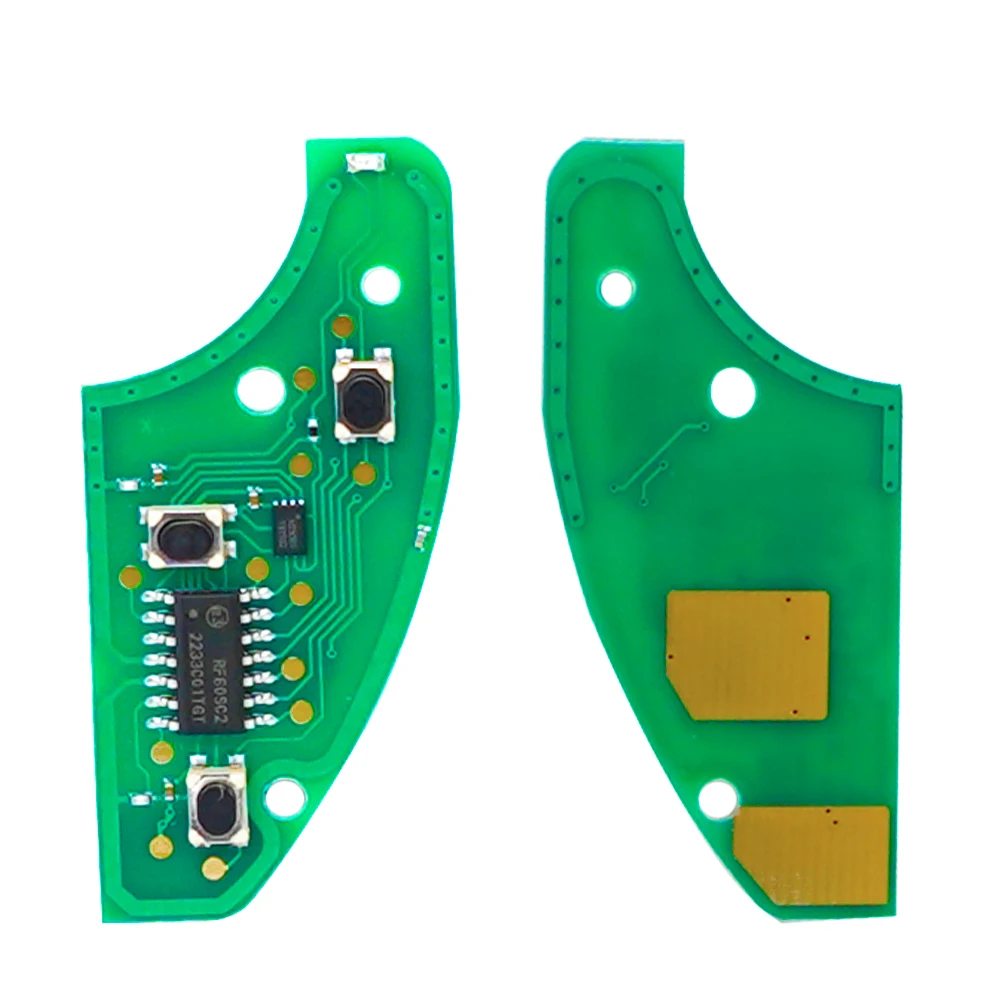 XNRKEY 2/3 pulsante chiave auto a distanza ID48 Chip 433Mhz per Alfa Romeo 147 156 166 GT sostituzione Flip Key Fob con lama SIP22 non tagliata