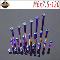 FLAWLESSTI M6×10-120 Gr5 Titanium Bolts Crankcase Engine Brake Clutch Pump Bolt  for Yamaha Xmax Vespa Sprint 150 Primavera 150