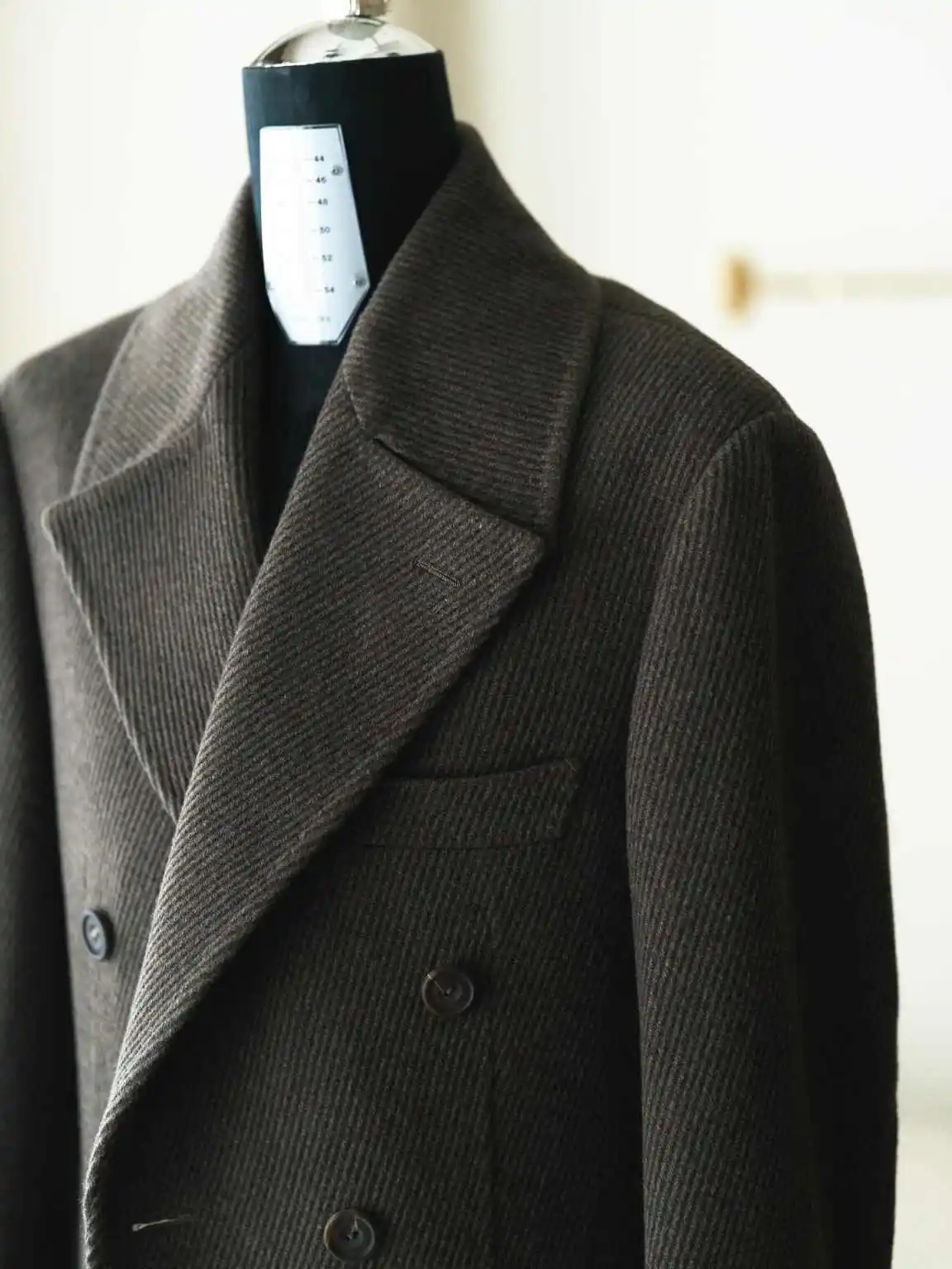 معطف أنيق للرجال بدلة زفاف شتوية بدلة زفاف بقصة ضيقة معطف للحفلات مصمم خصيصًا للعريس والمناسبات الرسمية مقاس مخصص